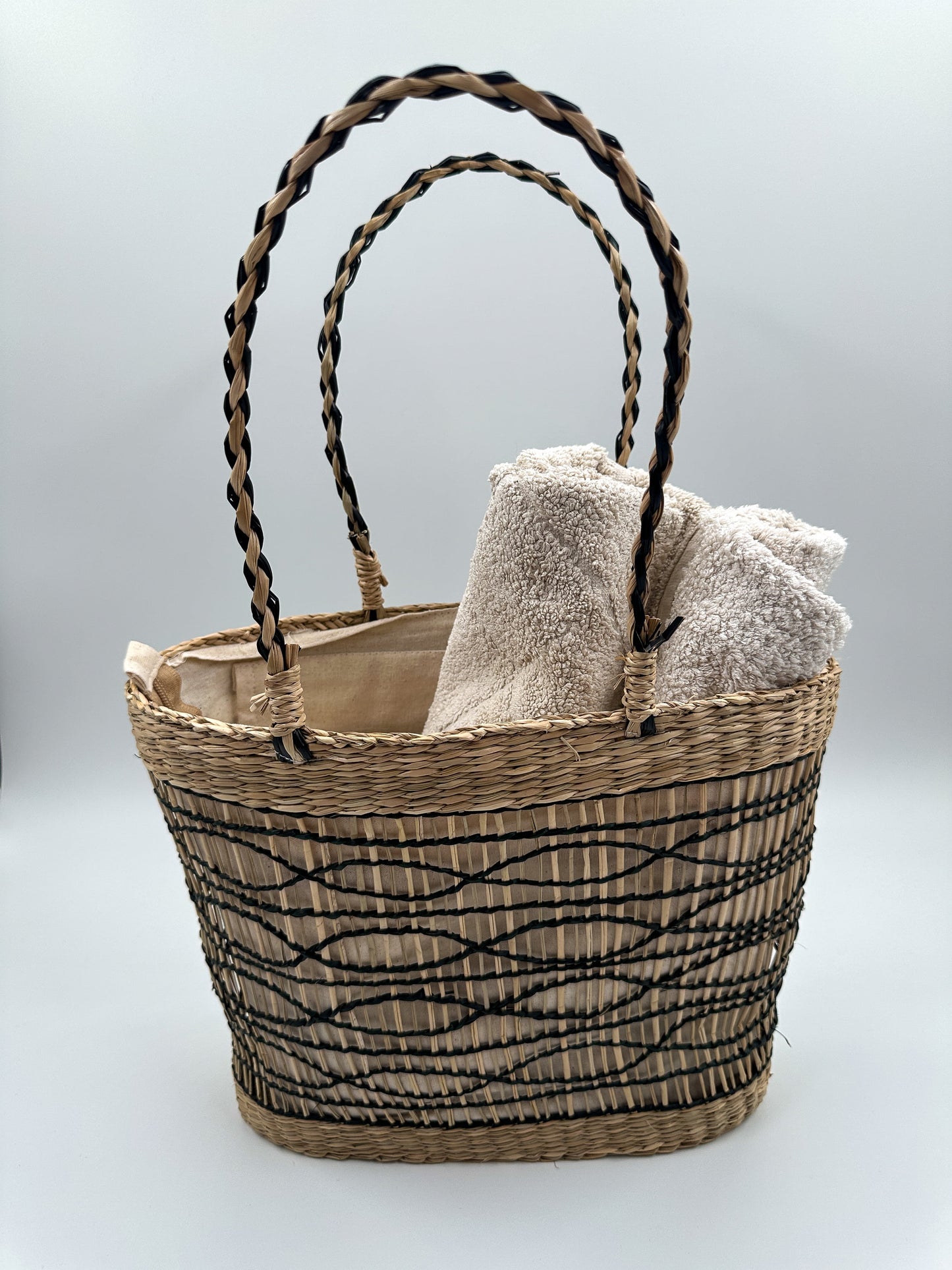 Zentora "SunLoom" Woven Summer Tote β Handwoven Boho Elegance