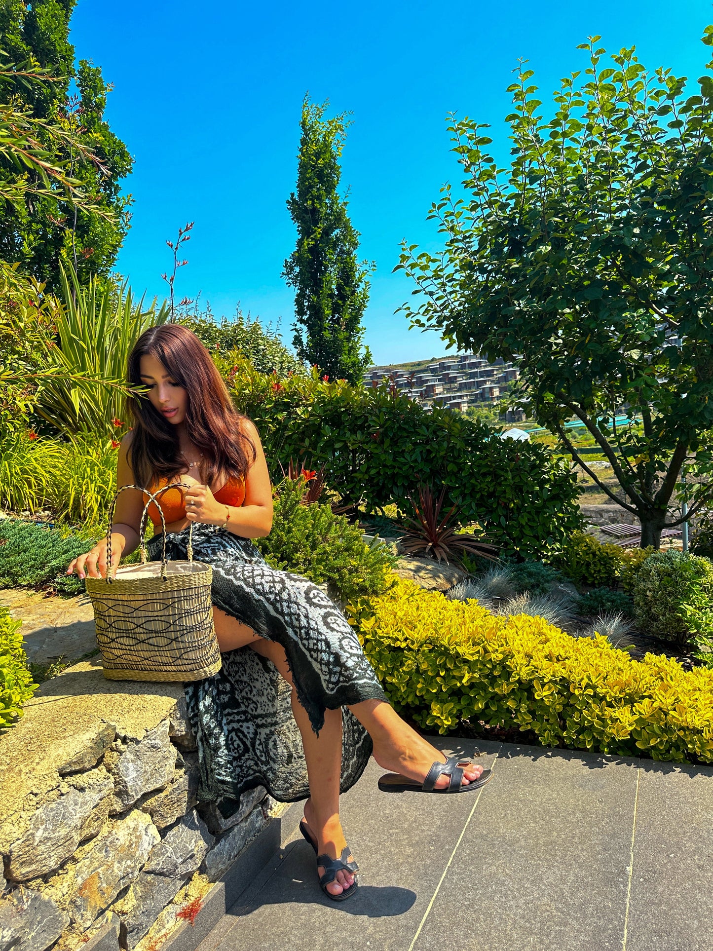 Zentora "SunLoom" Woven Summer Tote β Handwoven Boho Elegance