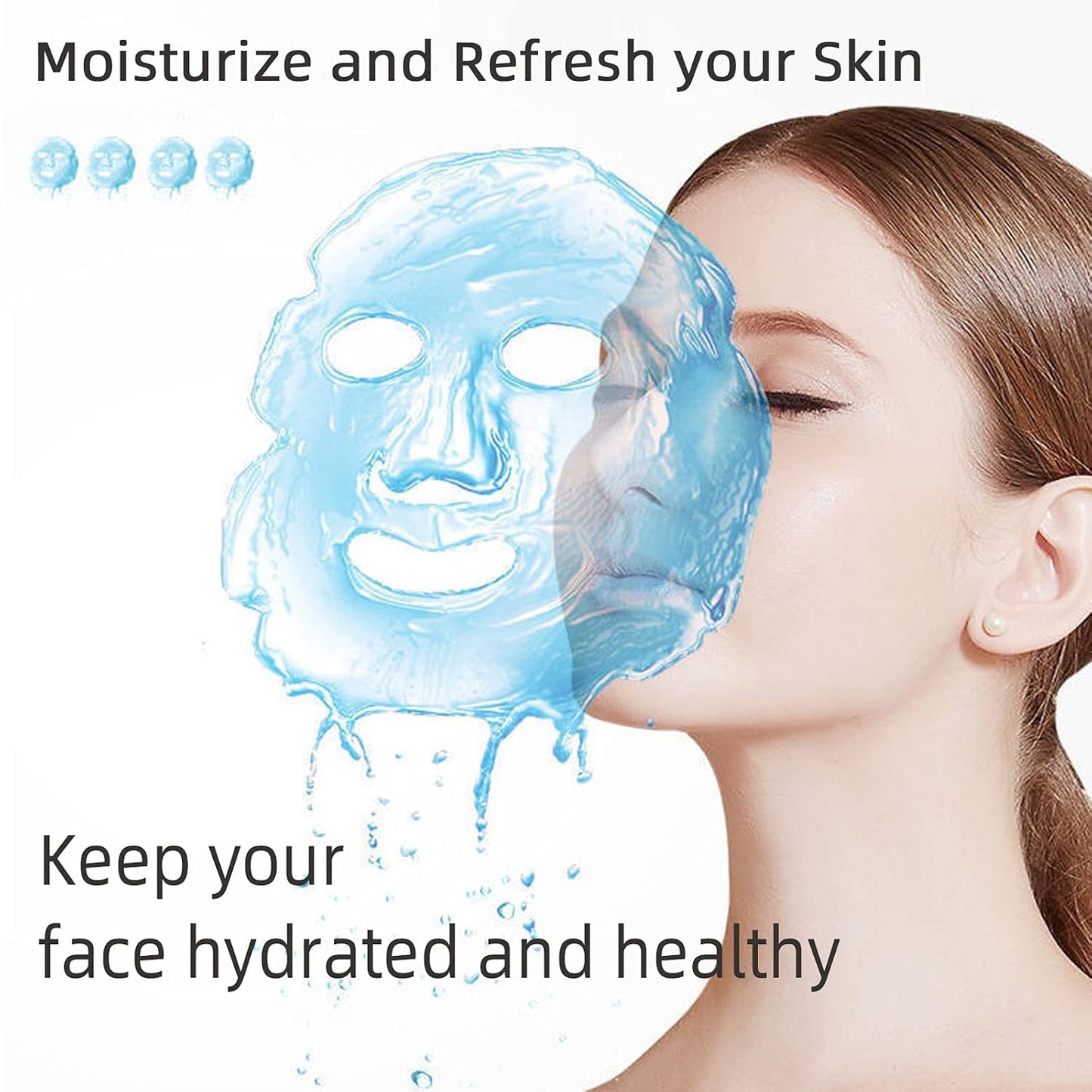 Nano Facial Mister Handy Facial Spray Bottle Portable Mist Sprayer USB Rechargeable Large Capacity Moisturizing & Hydrating for Facial Vaporizer Makeup, Eyelash Extensions