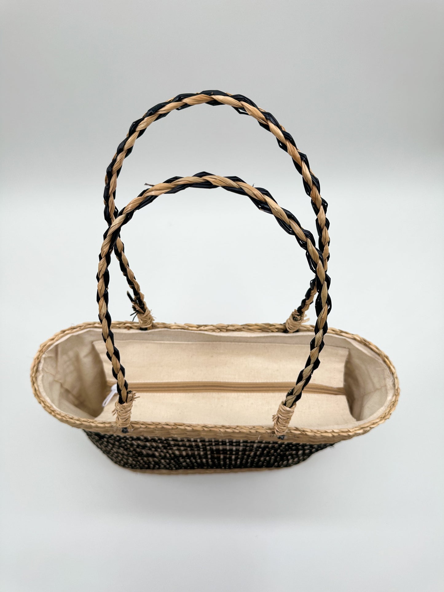 Zentora "SunLoom" Woven Summer Tote β Handwoven Boho Elegance