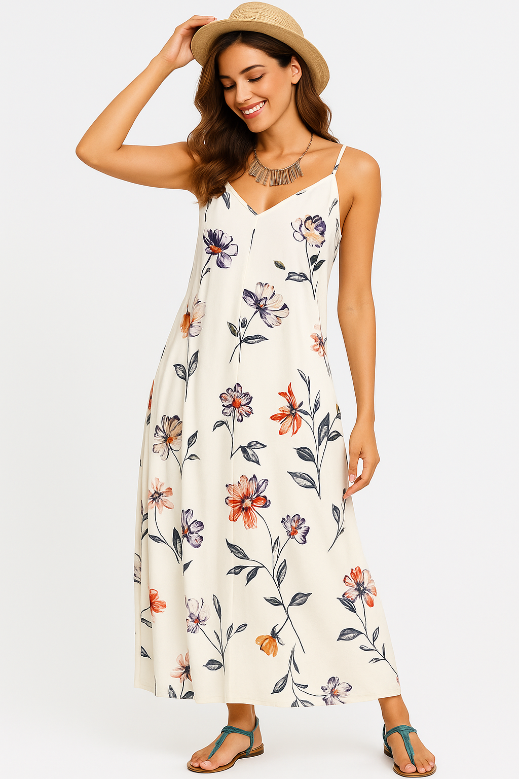 Summer Breeze Boho Maxi Dress™ – Flowy, Floral, and Effortlessly Chic