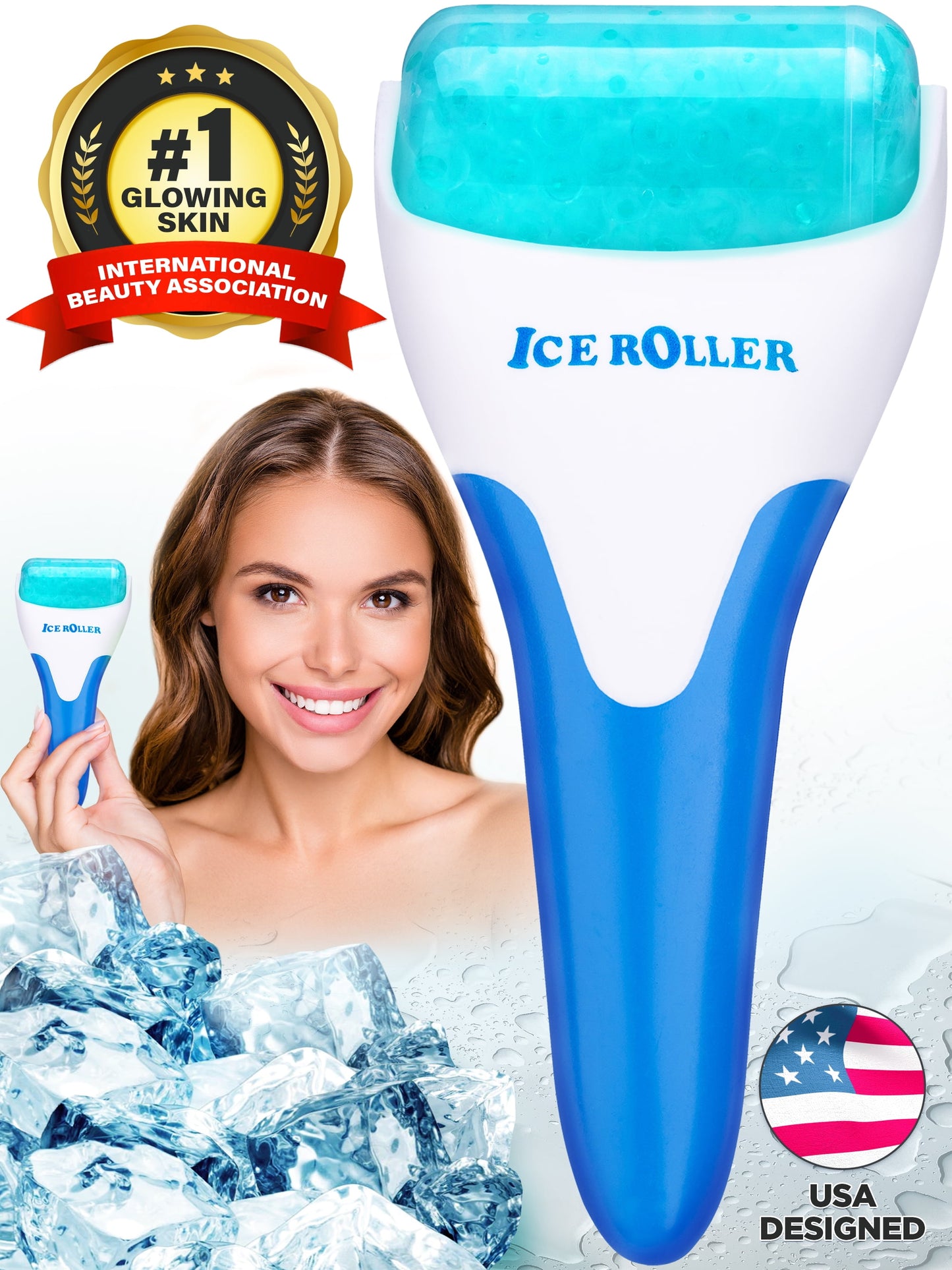 Zentora Glow Roller™ – Cooling Ice Therapy for Face & Eyes