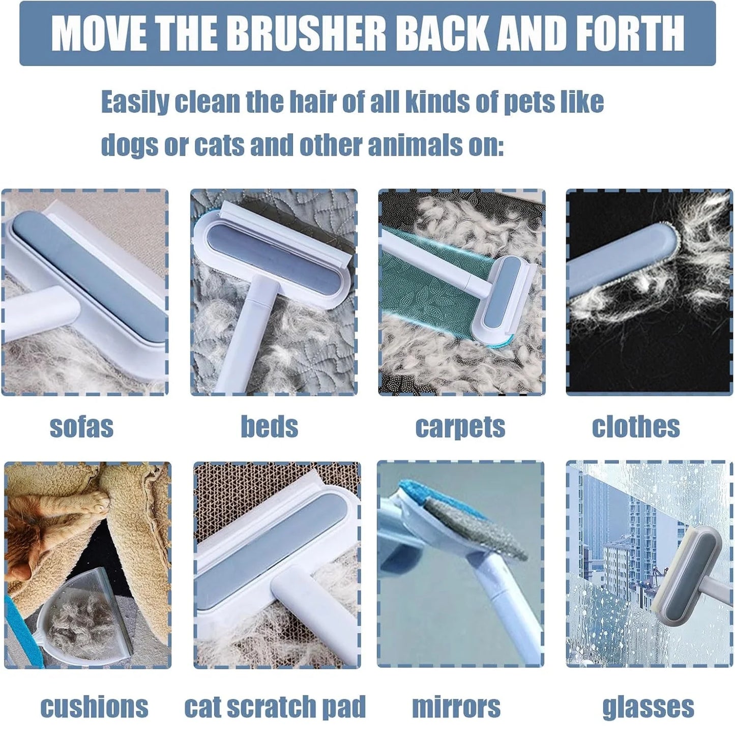 FurSwipe™ – Reusable Pet Hair Roller