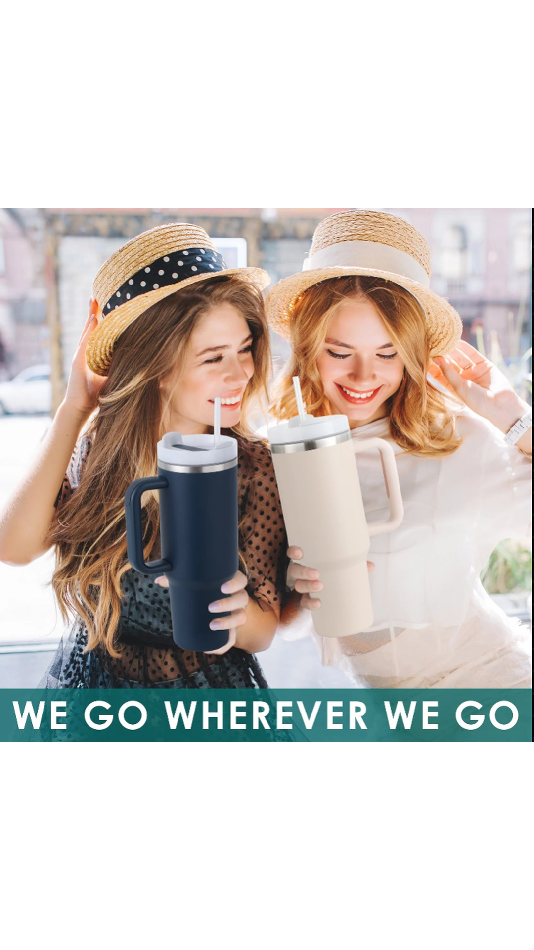🔥 Zentora™ Frost‑Lock 40 oz Quencher Tumbler