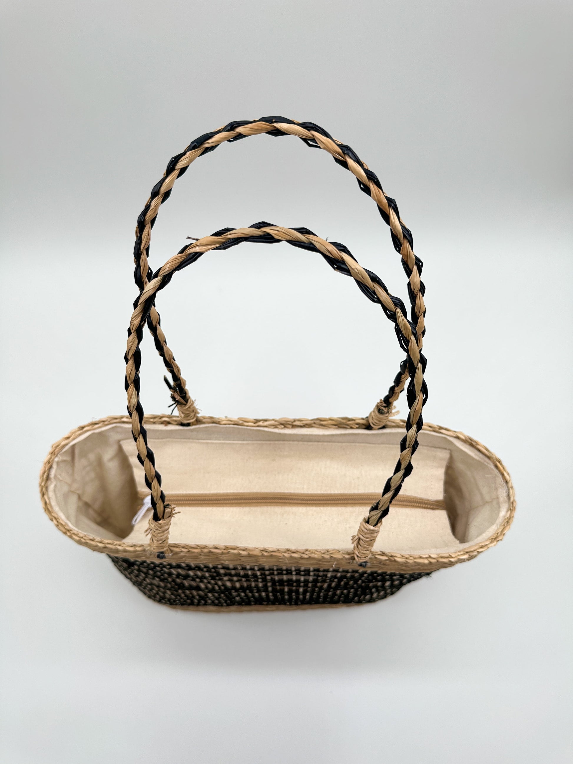 Zentora "SunLoom" Woven Summer Tote – Handwoven Boho Elegance