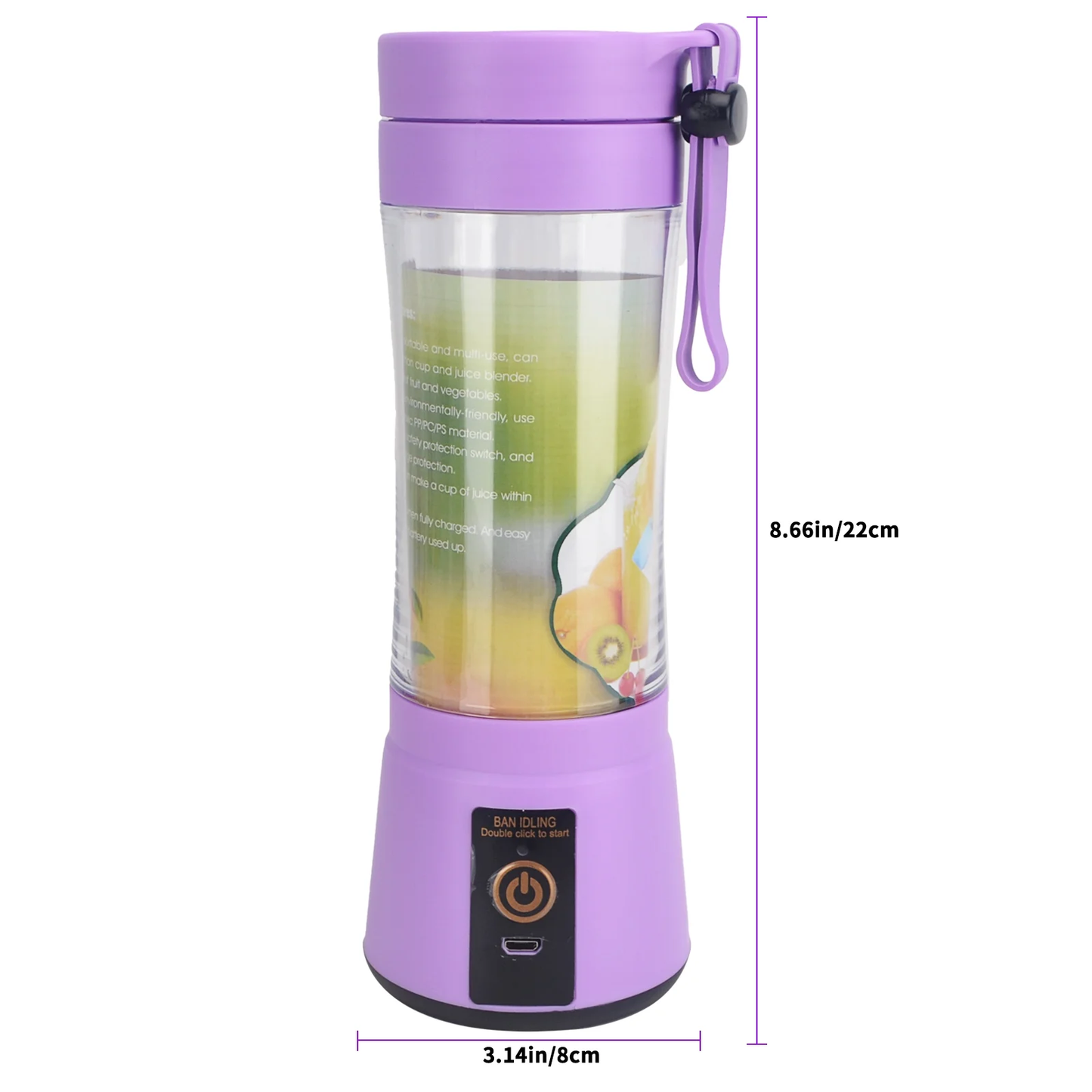 BlendBuddy™ – Portable USB Smoothie Blender