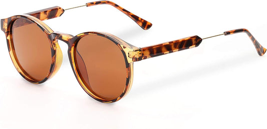 Polarized Sunglasses for Women Retro round Womens Sunglasses Vintage Shades