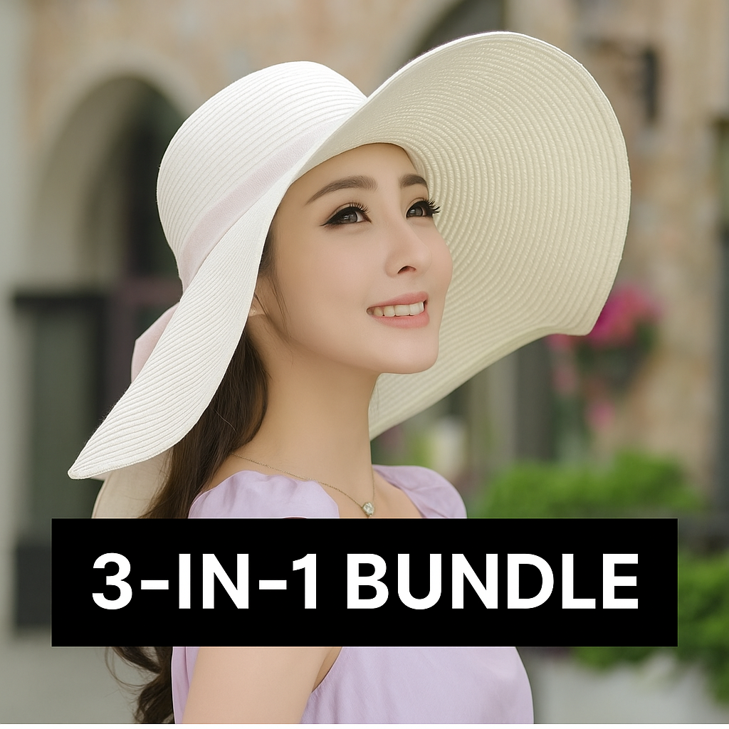 Zentora Glow & Go Summer Kit™ – Tote, Hat & GlowTint SPF 50+