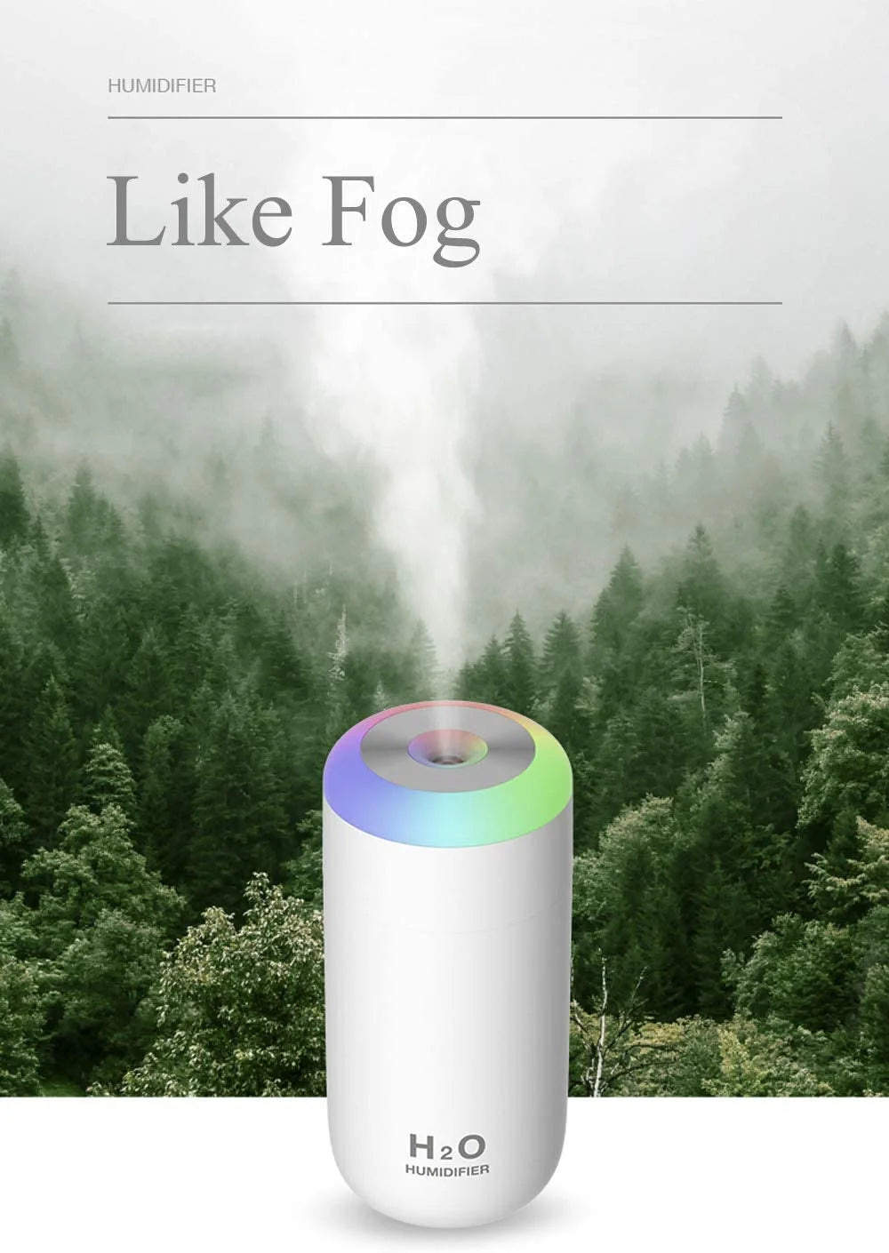 FlameGlow™ – LED Flame Humidifier