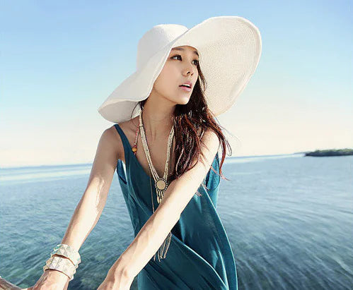 Zentora SoleilHat™ – Wide-Brim Straw Sun Hat